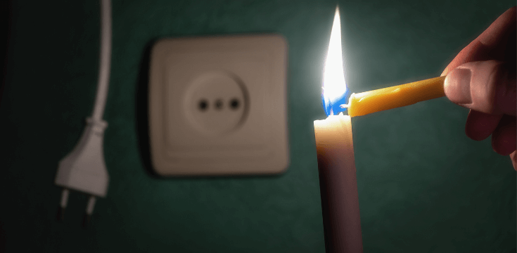plus d'électricité
